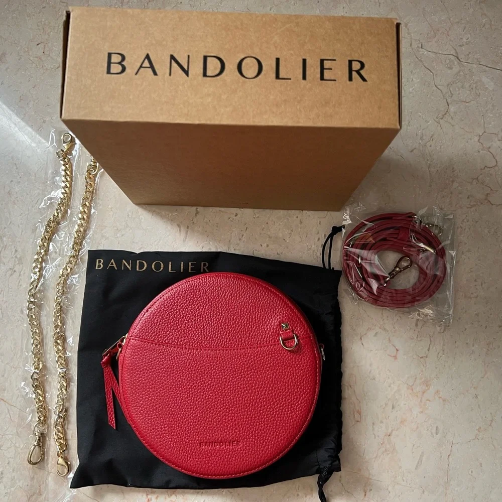 Bandolier round crossbody